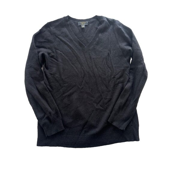 Charter Club Cashmere Women's M V-neck Sweater - Picture 1 of 4